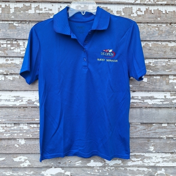 Ladies Tops - 🌟 US Open Guest Services Staff Women Polo Shirt Tennis U.S. Ladies Size Small